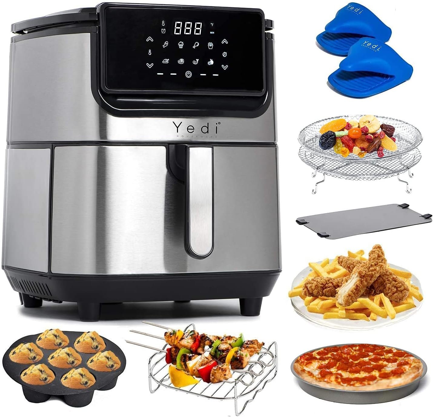 Yedi Evolution Air Fryer 6.8 Qt with Ceramic Basket, Stainless: Features, Uses, and Practical Guide
