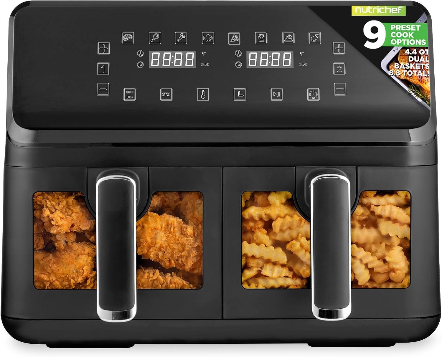 Nutrichef Double Basket Air Fryer 8.8 QT: A Practical Guide to Dual-Basket Cooking, Features, and Everyday Uses